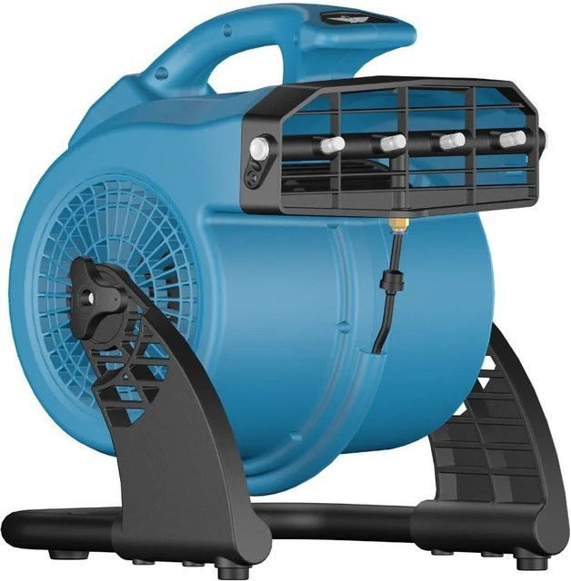 Xpower FM-48 Kompakter Tankless-Nebelventilator mit 3 Geschwindigkeiten in Blau - Bild 1