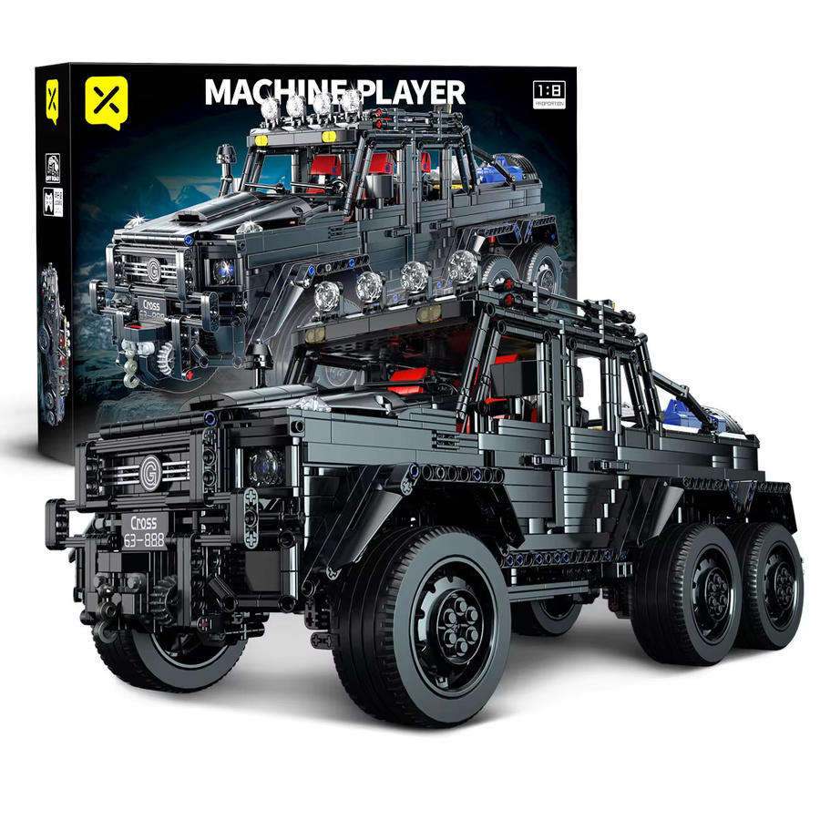 KAVOWORLD Schwarzer Geländewagen-Bausteine, Modell, 3224 Teile - Bild 4
