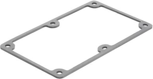 HARTING Flanschdichtung 09400009802 aus Kunststoff in Schwarz und Grau - Bild 1