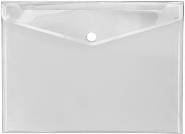 VELOFLEX Dokumententasche Crystal DIN A3 aus transparentem PP mit Klettverschluss - Bild 1