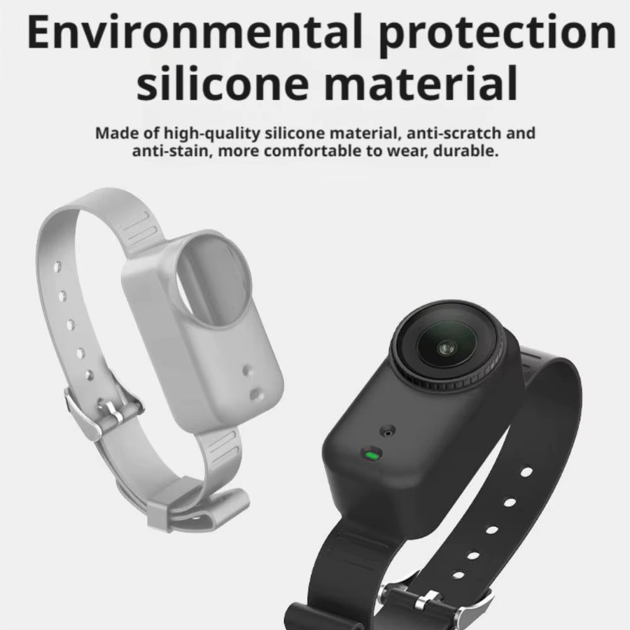 DJI Osmo Nano Multifunktionale Silikon Schutzhülle und Erweiterungs-Armband in Schwarz - Bild 2