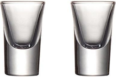 Yiran Furniture Shot Glass Set aus Glas mit Goldrand, transparent, 25 ml - Bild 1