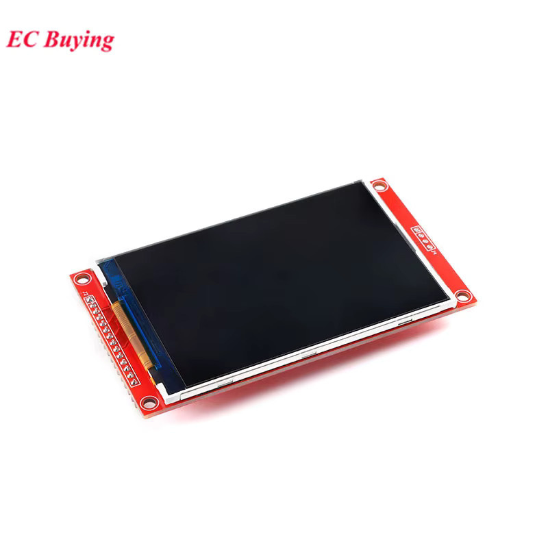 EC Buying SPI TFT LCD Farbdisplay-Modul mit Touchscreen in Rot, ILI9341 ILI9488 Ansteuerung - Bild 2