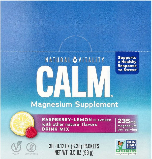 Natural Vitality, Getränkepulver, Himbeere-Zitrone, 30 x 3,3 g - Bild 1
