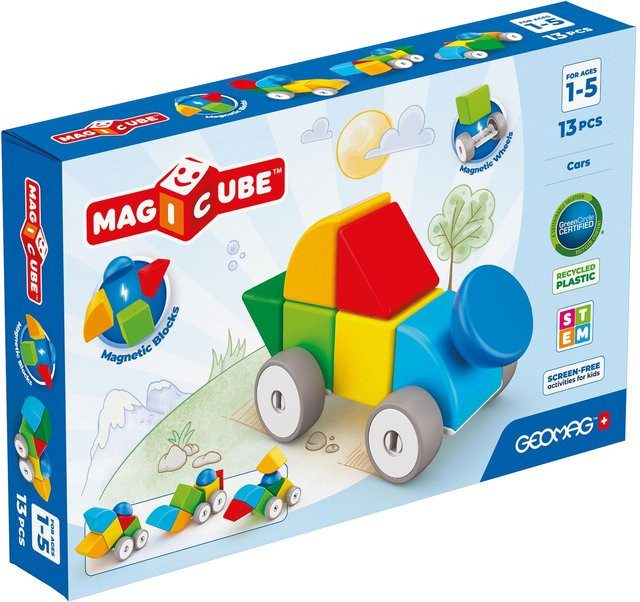 Geomag Magicube Blocks Cars Magnetisch Spielset - Bild 1