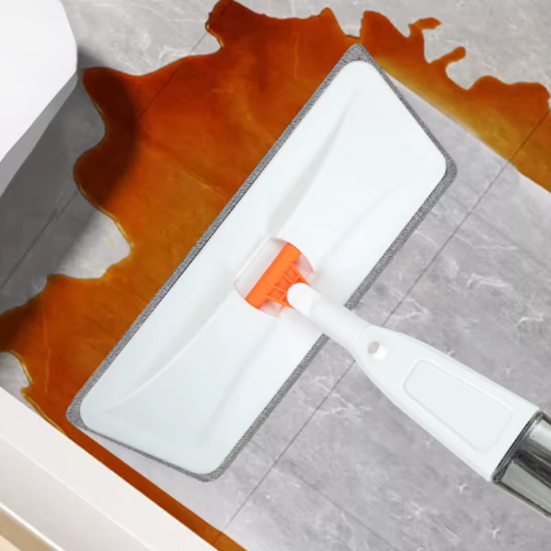 GQHOME Sprühmopp für die Nass- und Trockenreinigung mit austauschbaren Mikrofaser-Pads in Weiß - Bild 3