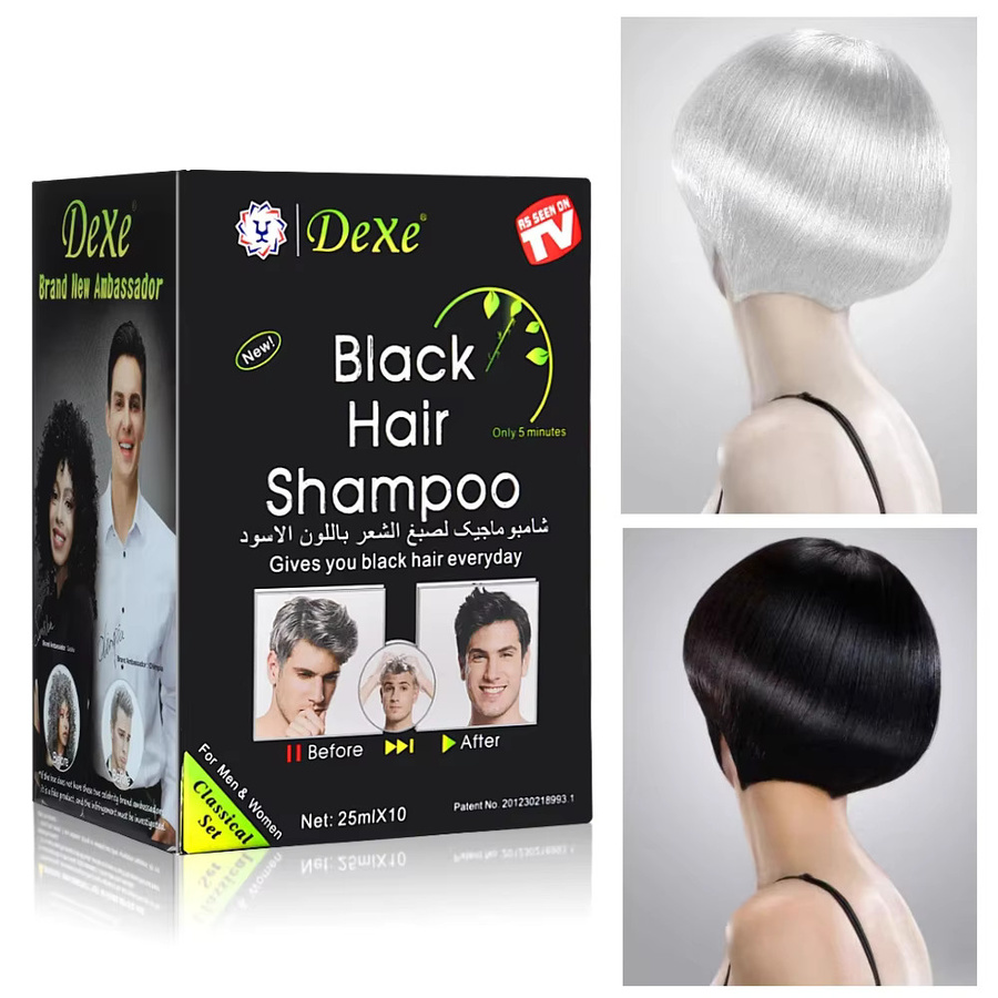 Dexe Fast Black Hair Shampoo, Haarpflege, 10 Stück - Bild 2