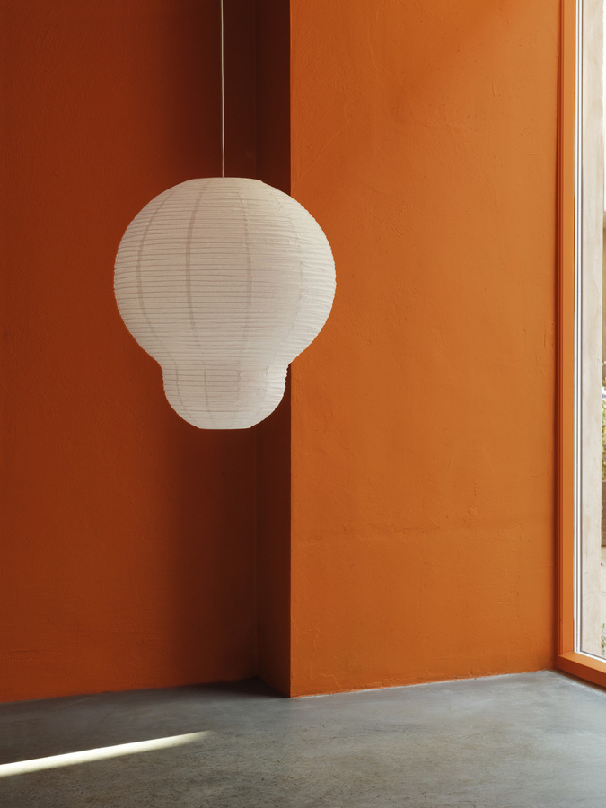 Normann Copenhagen Puff Hängeleuchte Bulb in Weiß aus Reispapier - Bild 2