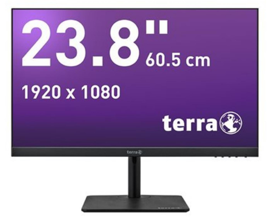 Terra LCD/LED Monitor 2427W HA V2 Greenline Plus, 60,5 cm (23.8 Zoll), Full HD, Schwarz - Bild 1