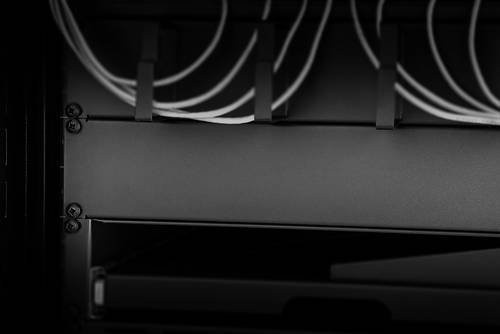 Renkforce RF-3429136 19 Zoll Netzwerkschrank-Blindabdeckung, 2 HE, Dunkelgrau/Schwarz - Bild 1