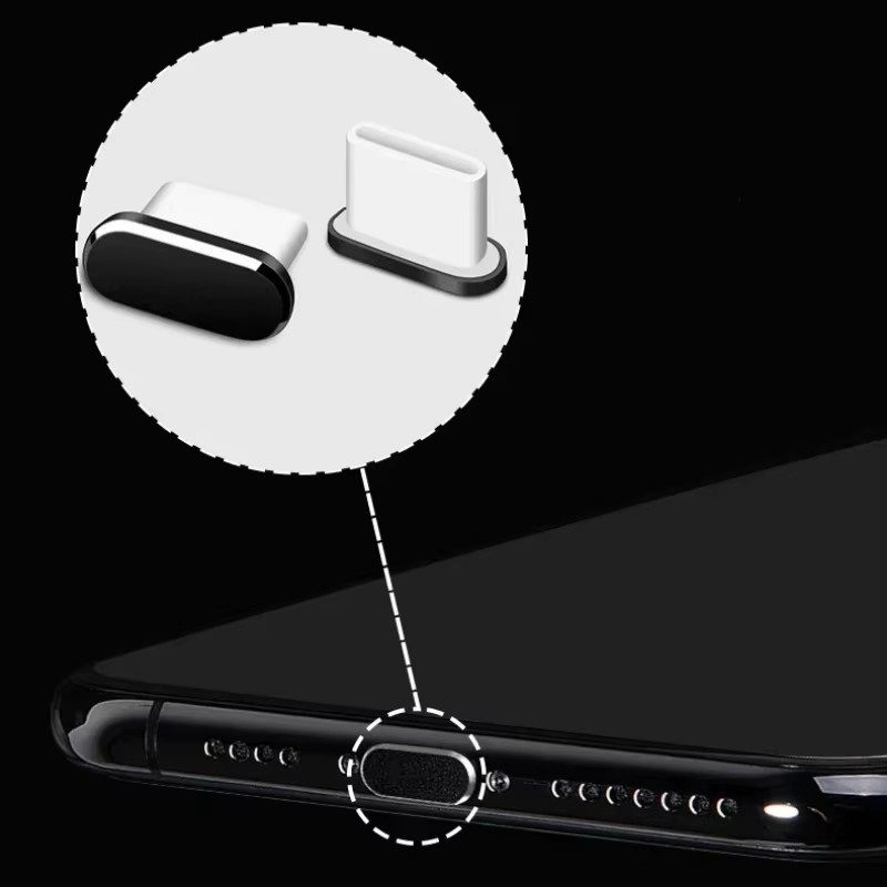 Reinigungsset für Handy-Ladeanschlüsse mit Reinigungsbürste für iPhone, Samsung und Xiaomi, USB-C und iOS, Farbe: Weiß - Bild 5