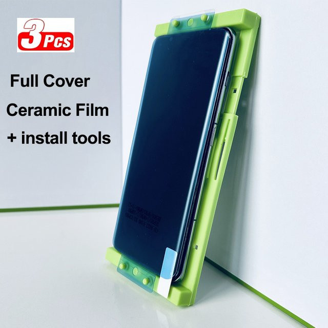 3er-Pack RYWILL Keramik-Displayschutzfolie für Vivo X300 Pro X100 Ultra X200 Pro Mini X200 FE X200S X100S Pro X200FE inklusive Installationskit, transparent - Bild 1