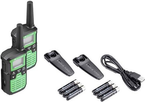 Midland XT30 Pro PMR-Funkgerät 2er Set in Grün - Bild 1
