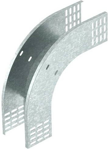 OBO Bettermann Bogen aus Metall in Silber, Breite: 20 cm, Höhe: 8,5 cm - Bild 1