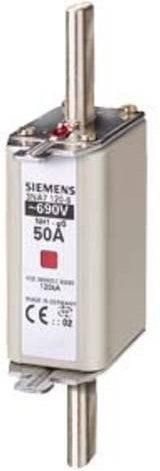 Siemens Sicherungseinsatz 3NA71206, Größe 1, 50A, 690V, Farbe Silber, 3 Stück - Bild 1