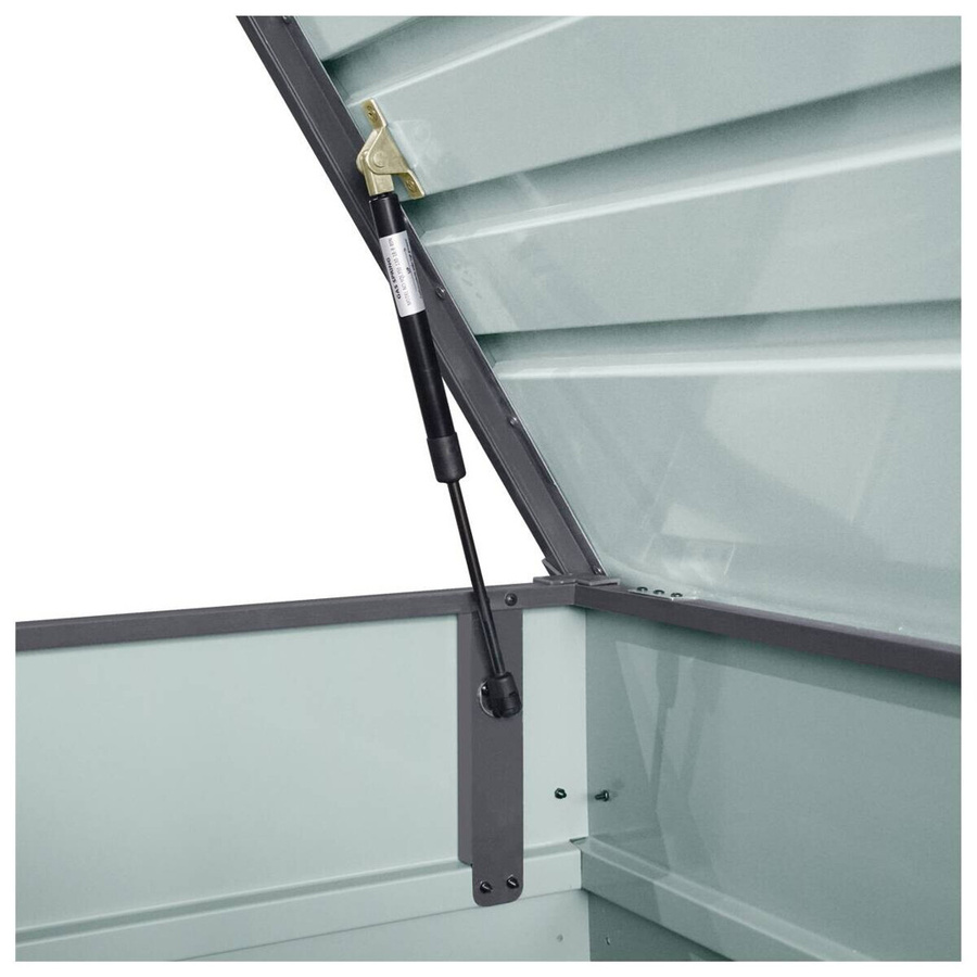 Axi Gartenbox Miles Outdoor Living aus Metall in Anthrazit, B/H/L: 82 x 75 x 185 cm - Bild 3