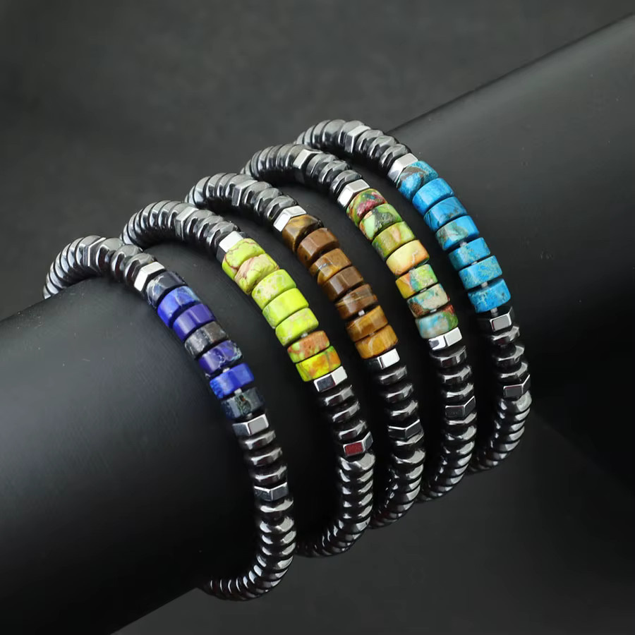 Noter Armband, Hämatit, Schwarz, Unisex - Bild 2