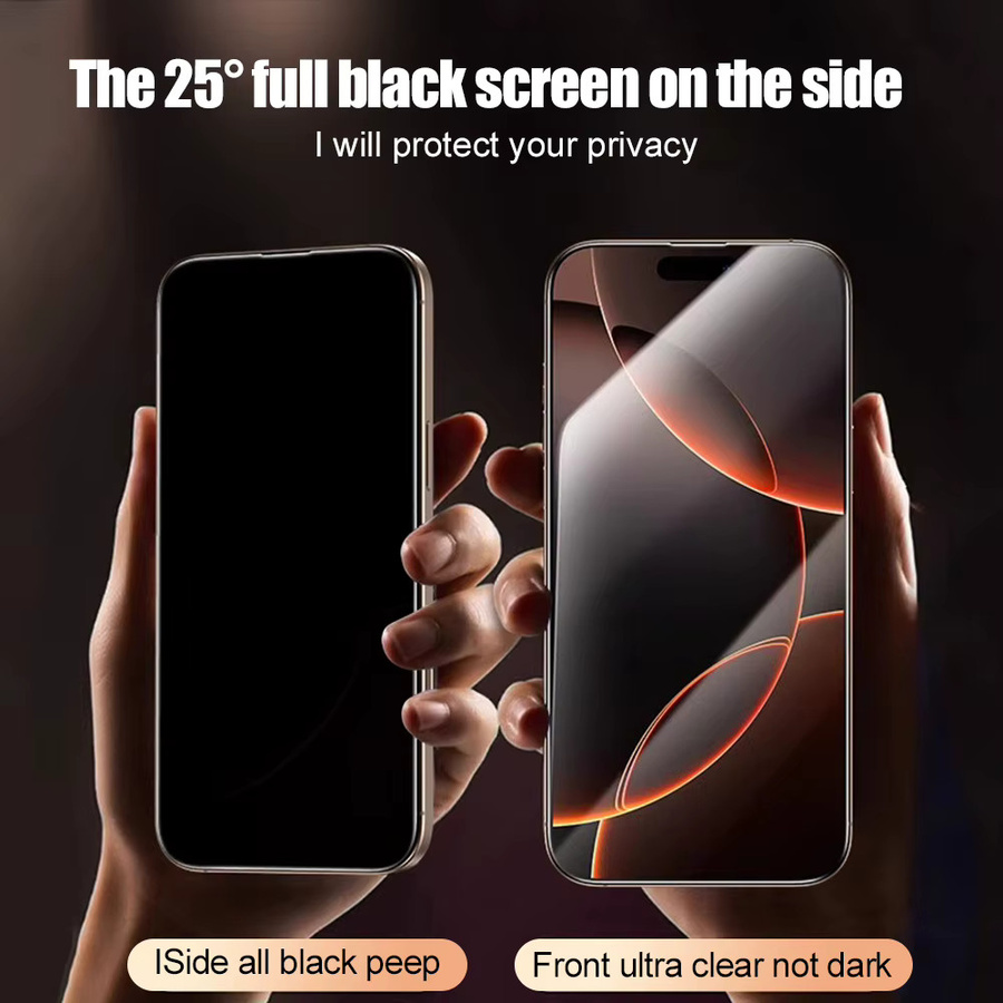 3er-Set Bolomboy Matte Sichtschutz-Hartgläser für iPhone 11 bis iPhone 18 Pro Max, Transparent - Bild 3