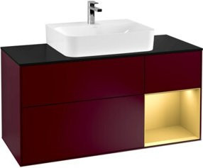 V&B Waschtischunterschrank Finion mit Wandbeleuchtung, Breite: 120 cm, Tiefe: 50,1 cm, Höhe: 50,1 cm - Bild 1