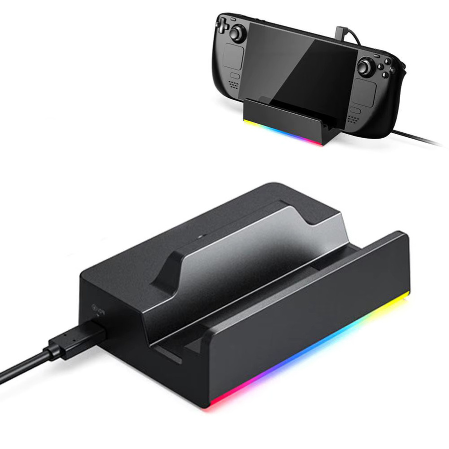 Asus ROG Ally X Universal Expansion Docking Station in Schwarz mit Netzwerk Port und Dual Lüftern für 4K Projektion - Bild 2