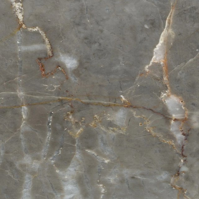 Grosfillex Wandpaneel Marbre Forte in 3D-Marmoroptik, Farbe Weiß/Grau, B: 37,5 cm, L: 260 cm - Bild 1
