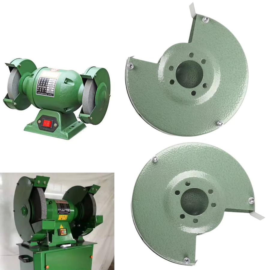 VIBRATITE Schutzvorrichtung für Tischschleifer aus Eisen in Grün - Bild 3