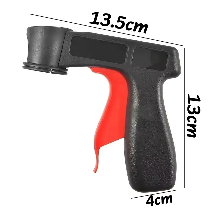 Tragbare Spraypistole aus Kunststoff mit Triggergriff für Aerosol-Farben in Schwarz - Bild 6