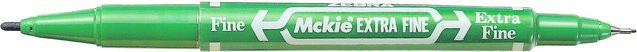 ZEBRA Mckie Permanent Marker mit feiner Spitze in Grün - Bild 1