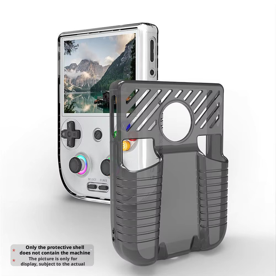Anbernic TPU-Schutzhülle für RG 406V Handheld-Spielekonsole, transparent, kratzfest und stoßfest - Bild 3