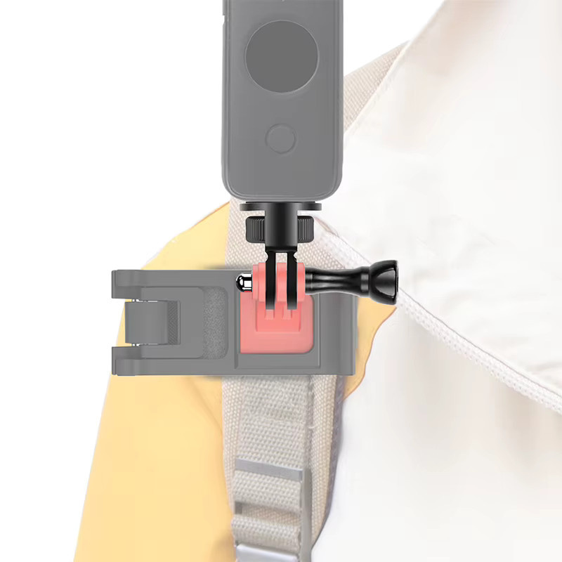 FEICHAO Universeller 1/4 Zoll Mini-Stativ-Adapter in Schwarz mit 360 Grad Drehung und M5 Rändelschraube für GoPro, Insta360 X4, Insta360 X3 und DJI Action-Kameras - Bild 2