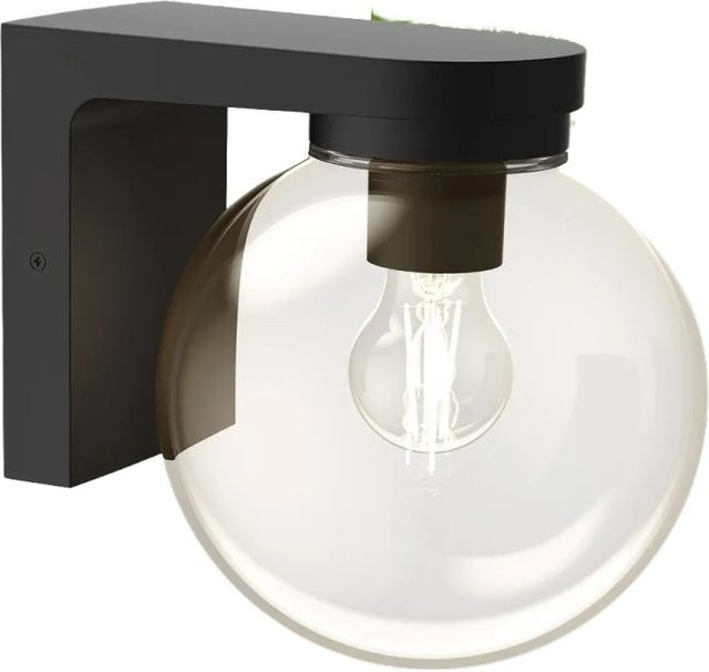 Philips Outdoor-Wandleuchte Ulio in Schwarz aus Aluminium, B/H/T: 22,7 x 25,2 x 20,0 cm - Bild 1