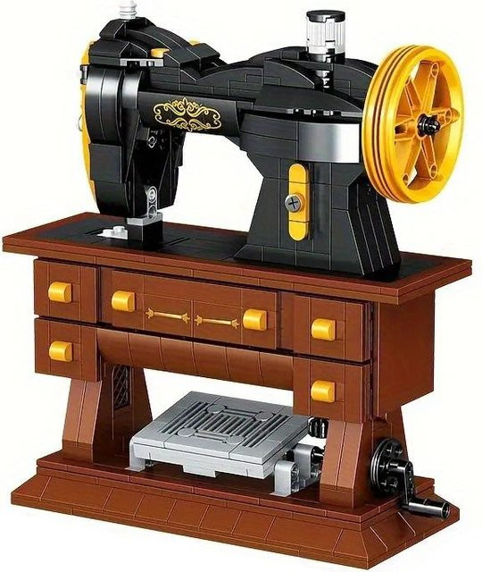 Wucifang Bags Retro Nähmaschine, Bausteine, 633 Teile, ab 6 Jahren - Bild 1