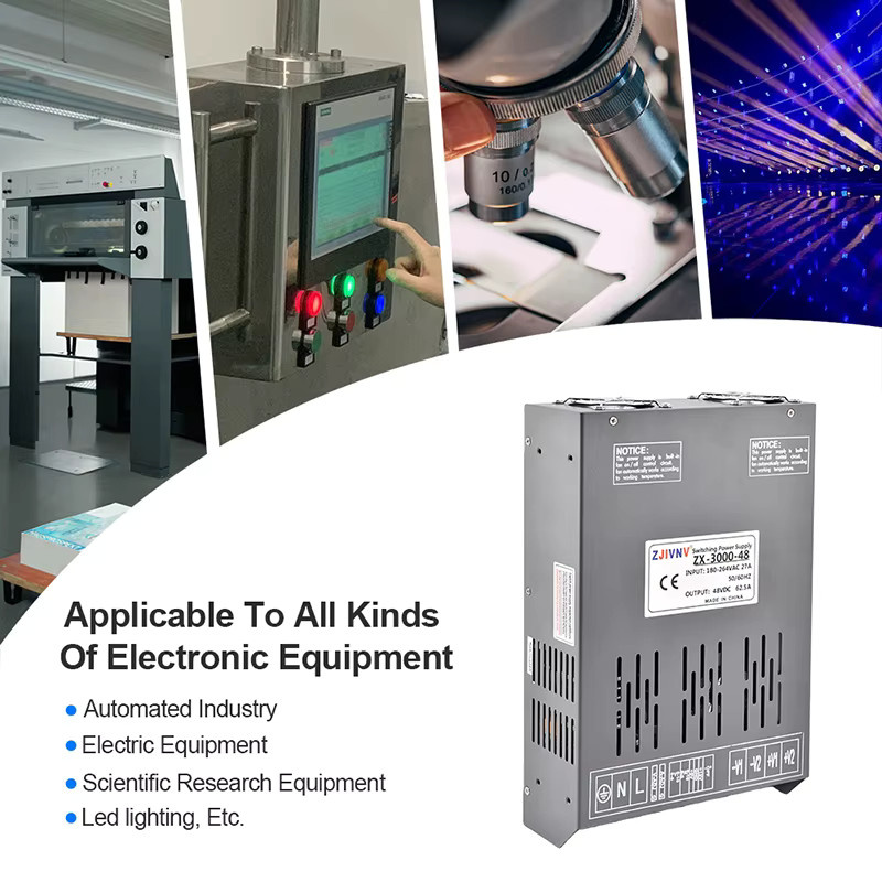 ZJIVNV Schaltnetzteil S-3000 mit 3000W, CC CV, einstellbare Spannung und Strom, AC-DC 12-220V mit externer Steuerung - Bild 3