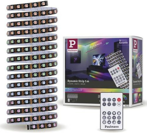 Paulmann EntertainLED LED-Streifen Set RGB Multicolour mit Fernbedienung und Netzteil 5 m - Bild 1