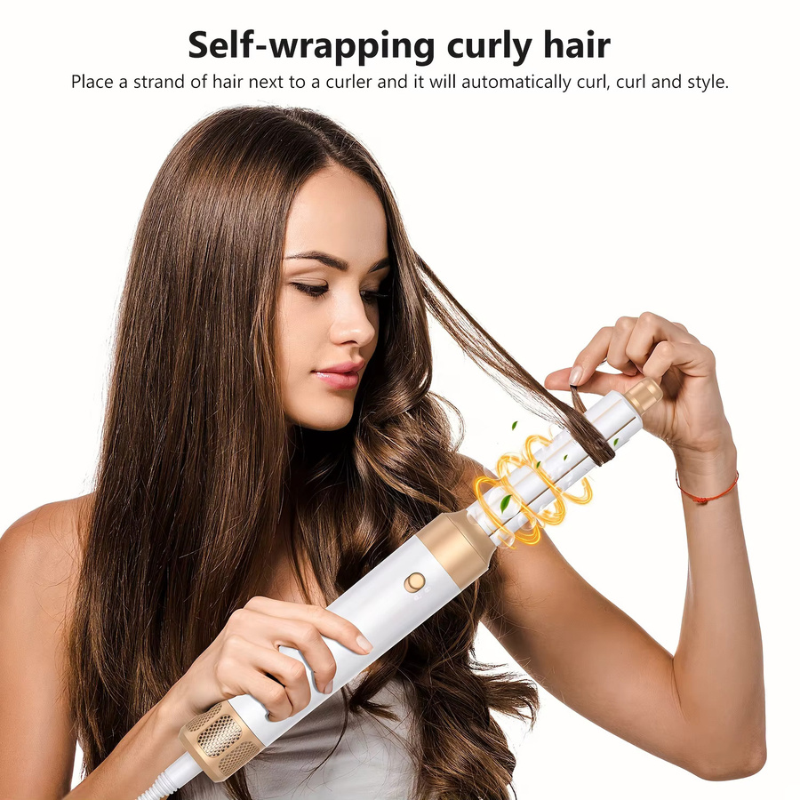 UKLISS 7-in-1 Haartrockner-Bürste, Unisex - Bild 4