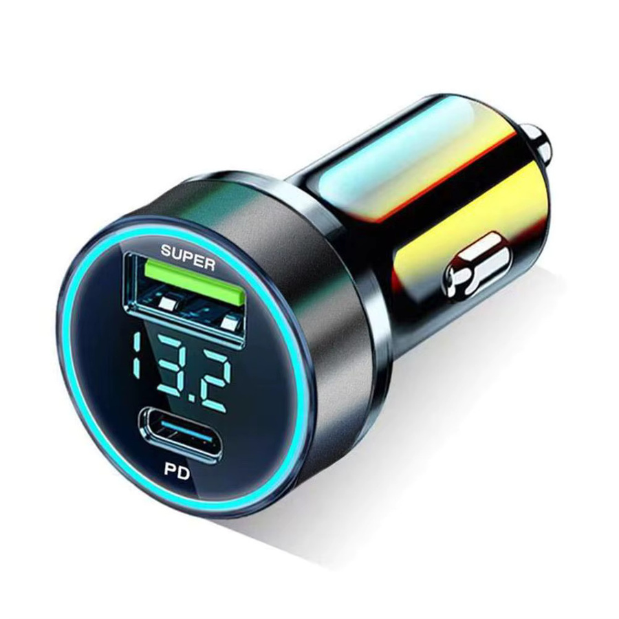 240W USB-Autoladegerät mit 2 Ports für schnelles Laden von iPhone und Samsung sowie Xiaomi - Bild 3