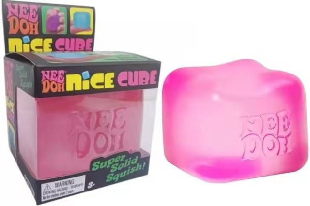 Schylling NeeDoh Nice Cube, Sensorisches Knetspielzeug, ab 14 Jahren - Bild 1