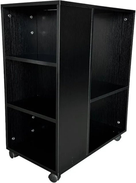 Jet-Line Druckerständer Leon Büro mit Rollen in Schwarz B: 60 cm, T: 75 cm, H: 35 cm - Bild 1