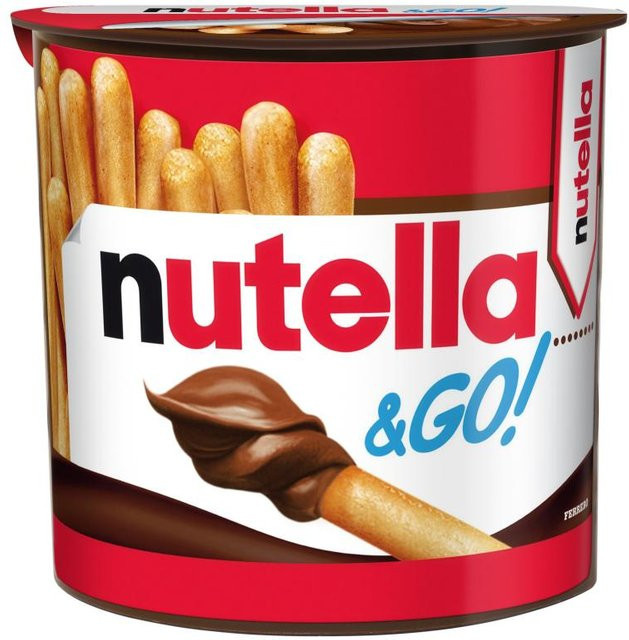Ferrero Nutella & Go! Haselnuss-Kakao-Aufstrich mit knusprigen Sticks 52 g - Bild 1
