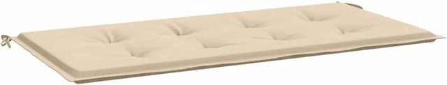 vidaXL Gartenbank-Auflage aus Oxford-Gewebe in Beige, B/T/H: 100 x 50 x 4 cm - Bild 1