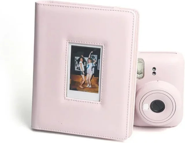 Fujifilm Fotoalbum mit 288 Taschen und Aufbewahrungskoffer für Instax Mini 12, 11 und 9, Farbe: Pink oder Purple - Bild 1