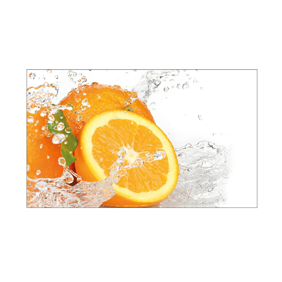 MySpotti Küchenrückwand Profix Cucina Aqua in Gelb-Orange-Weiß, B/H: 100 x 60 cm - Bild 1