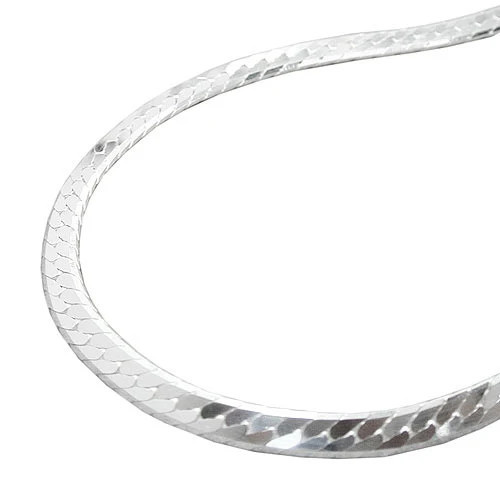 SIGO Panzerkette Silber 925, 45 cm, Unisex - Bild 1