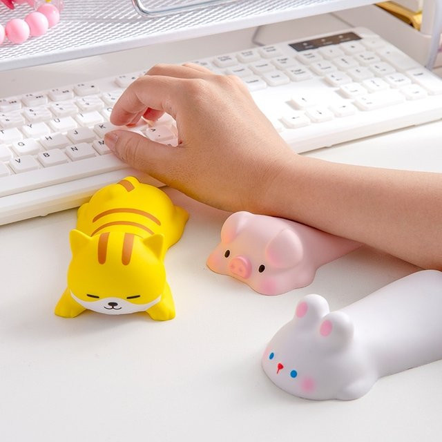 Handgelenkstütze in Tierform für Mauspad und Schreibtisch, Multicolor - Bild 1
