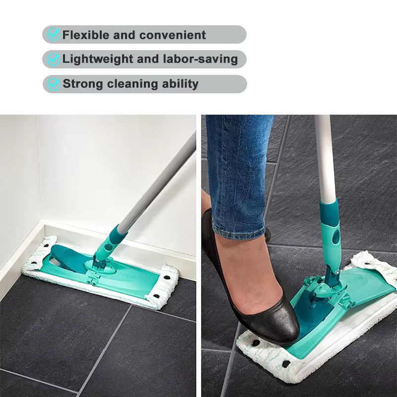 Leifheit Clean Twist XL MicroDuo Mopp-Ersatzkopf für Trocken- und Nassreinigung, B: 48,5 cm, B: 14 cm - Bild 2