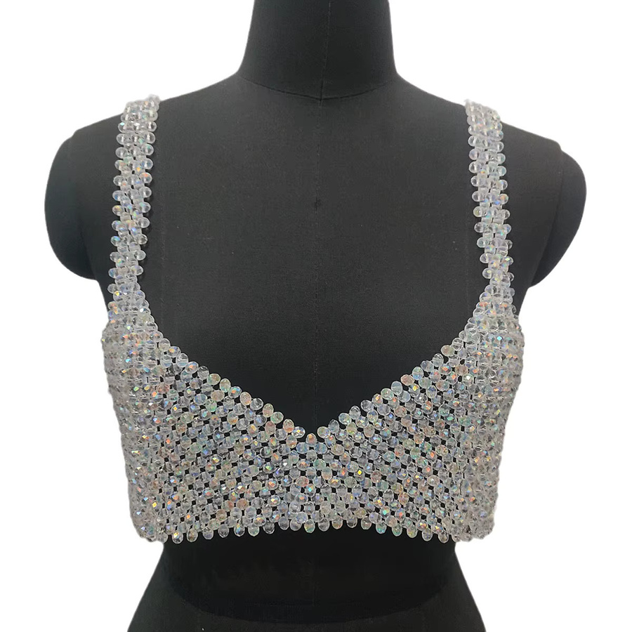 Perlen Top Damen - Bild 4