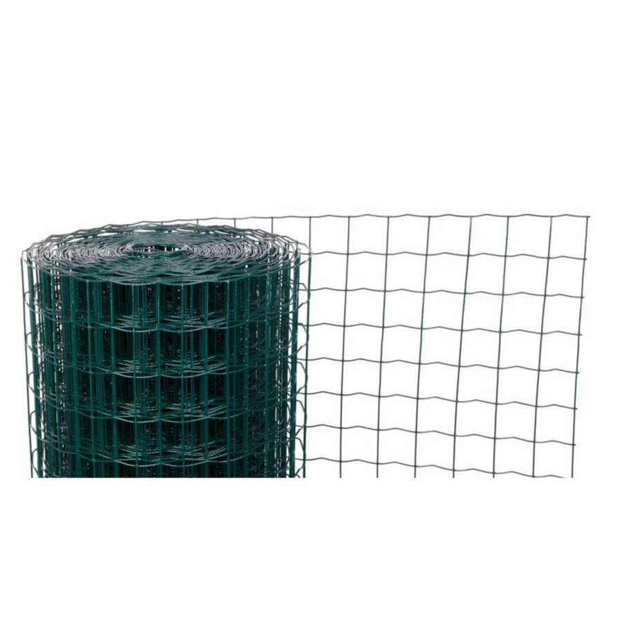 PROREGAL Maschendrahtzaun FENCY Vierkantgeflecht in Grün, PVC-beschichtet, Maschenweite: 50 x 50 mm, Drahtstärke: 2,20 mm, Höhe: 1 m, Länge: 25 m - Bild 2