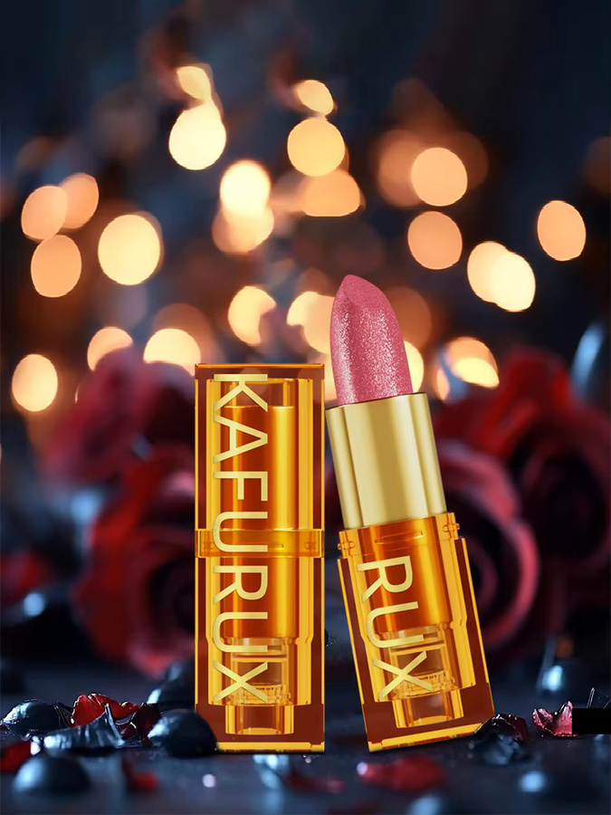 KAFURUX Lippenstift, Metallic, Matte, Damen - Bild 4