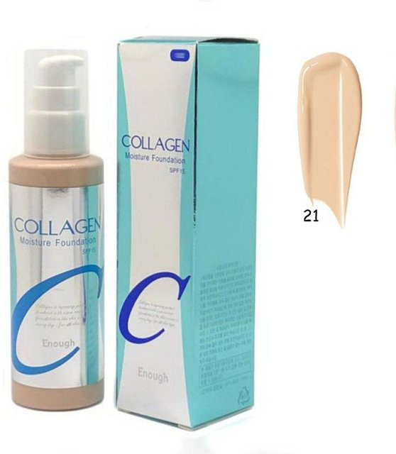 ENOUGH Collagen Moisture Foundation, #21 Transparent Beige, 100 ml - Bild 1