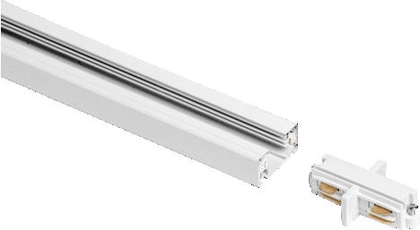 LEDVANCE TRACKLIGHT Linearer Verbinder für Schienensysteme aus Aluminium, weiß - Bild 1